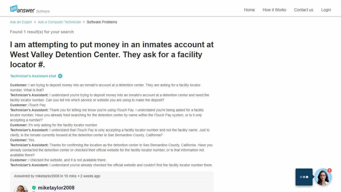 How to Find Facility Locator # for West Valley Detention Center